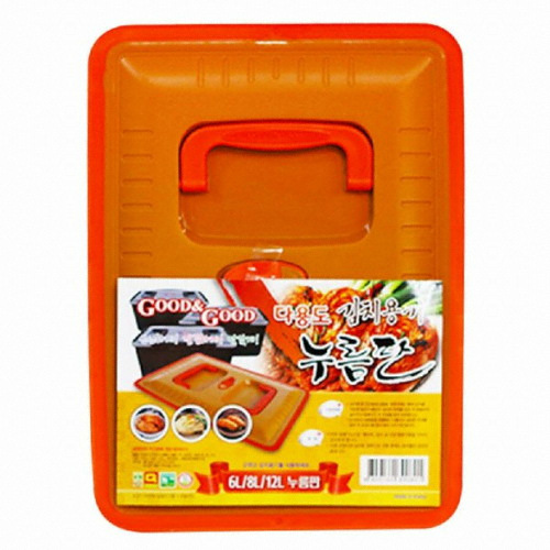굿앤굿 김치용기 누름판 6,8,12L용