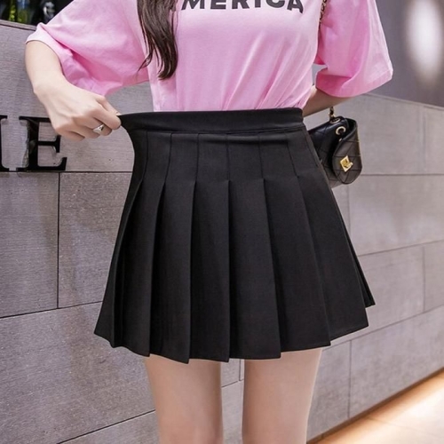 ONM 여름철 속바지 내장 여자 A라인 밴딩치마 테스커 38805733