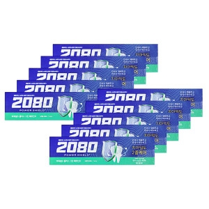 2080 파워쉴드 그린 페퍼민트 치약 140g (10개)_이미지