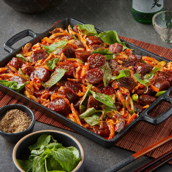 프레시지 뉴 매콤 깻잎 순대볶음 2인분 627g이미지입니다. 누르면 해당 게시물로 새창이동합니다.