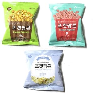 CJ프레시웨이 이츠웰 CJ 이츠웰 포켓 <b>팝콘</b> 3종 30개
