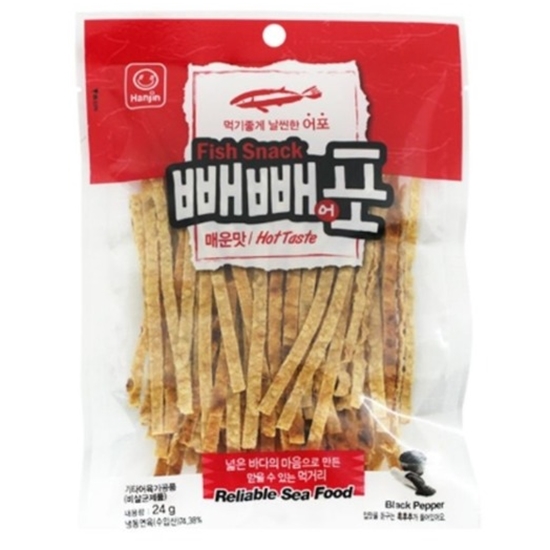한진식품 빼빼어포 매운맛 24g (15개)_이미지