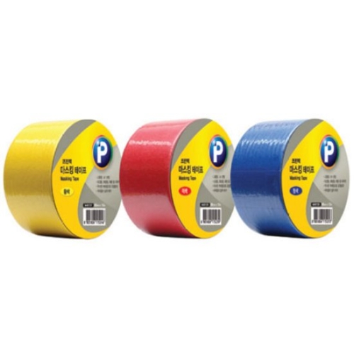 프린텍  마스킹 테이프 빨강 48mm x 10m