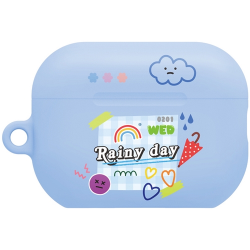 아스카코리아 에어팟 프로2 다이어리 스티커 하드 케이스 (정품)_이미지