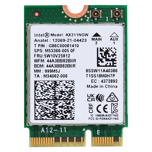 인텔 AX211NGW 무선랜카드
