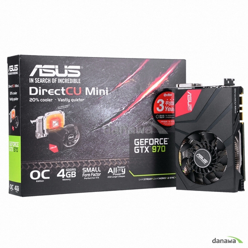 ASUS 지포스 GTX970 DC Mini OC D5 4GB 이엠텍_이미지