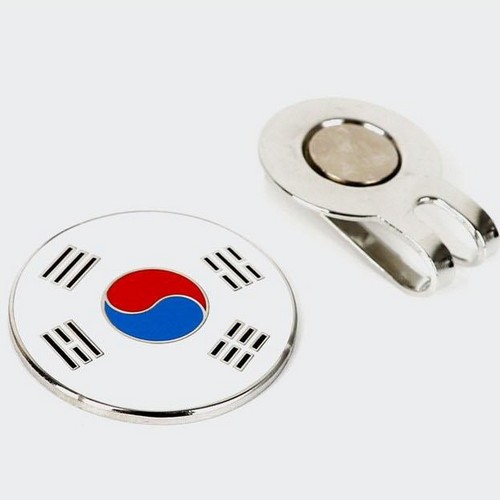 MPK인터내셔널 국가대표 태극기 자석 볼마커 (3개)_이미지