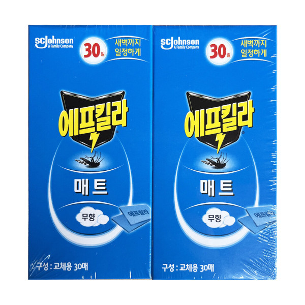 에프킬라 매트 교체용 30매입 (2개)_이미지