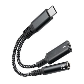 라이트컴 COMS IH618 Type <b>C</b> <b>to</b> <b>C</b> + <b>3.5</b>mm 젠더