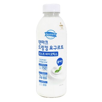 동원F&B 덴마크 드링킹 요구르트 포스트 바이오틱스 플레인 750ml