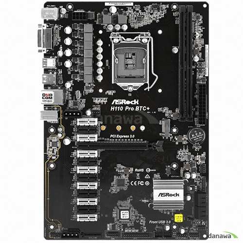 ASRock H110 PRO BTC+ ��ص���