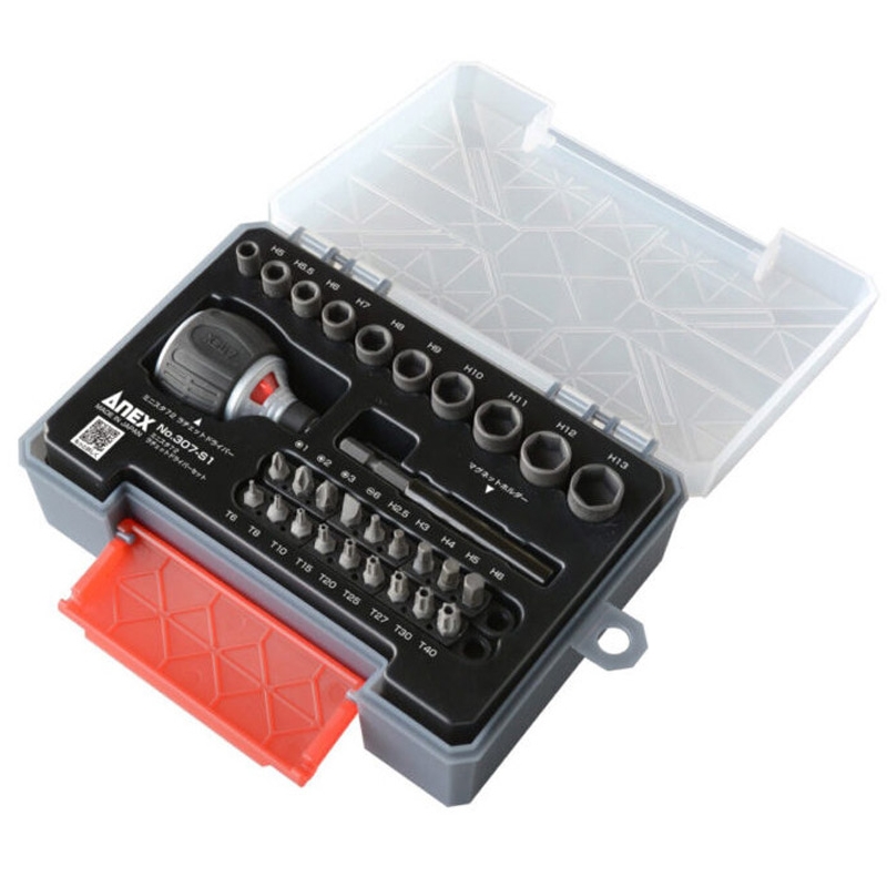 아넥스 미니72 라쳇 주먹드라이버 세트 309-S1 (30pcs)