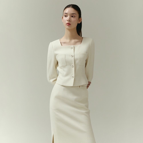 시선인터내셔널 잇미샤 페플럼 셋업 자켓 ITP3ZJK510