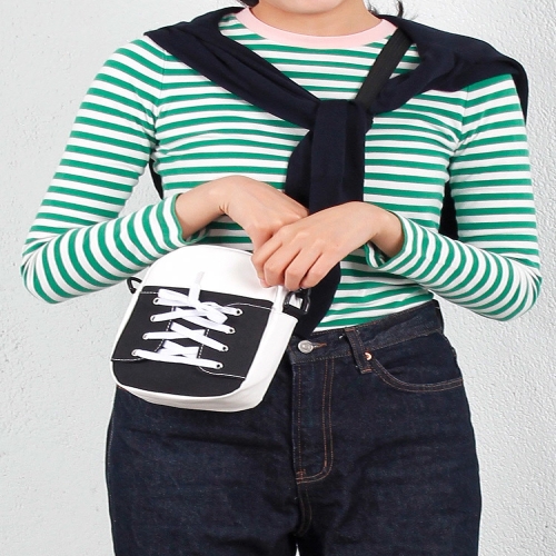 코피 캐주얼 학생 여행 휴가 소풍 심플한 데일리 라운드 미니 크로스백 K40559