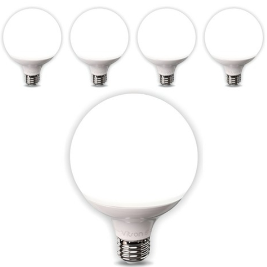 비츠온 LED 숏타입 볼전구 주광색 12W (5개)_이미지