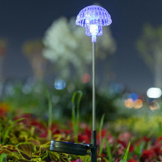 LED 태양광 우산형 정원등