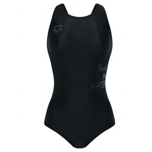 아레나 여성 플로우라인 원피스 U백 A5FL1LO01BLK_이미지