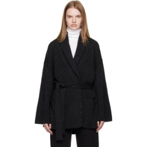 수키 라컬렉션 그레이 쇼트 가디건 252190F095002_이미지