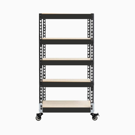 스피드랙 우레탄바퀴 5단 이동식 선반 800x500 (120cm(높이))_이미지