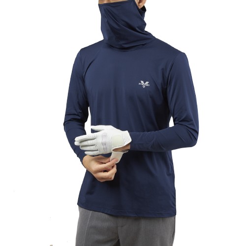 마스크 긴팔티 냉감 골프이너