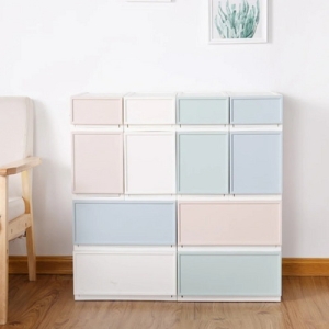 브이앤비리빙 VNB 파스텔 테트리스 수납장 소 아이니쥬