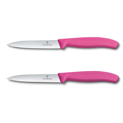 빅토리녹스 스위스 클래식 페어링 나이프 2종 세트 그린