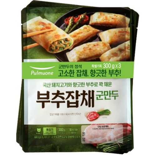 풀무원 부추잡채 군만두 300g (3개)_이미지