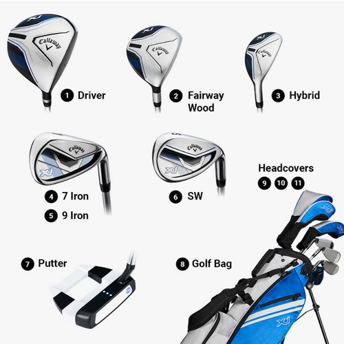 캘러웨이 XJ-3 주니어 풀세트 (130cm ~ 150cm)_이미지
