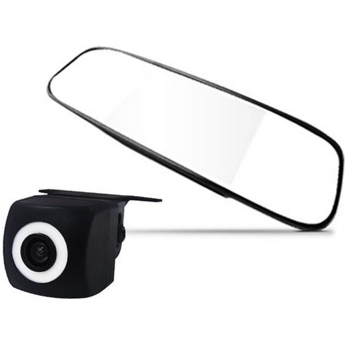 아이소라  전방카메라 PFC-150LS + 5인치 룸미러 모니터 세트