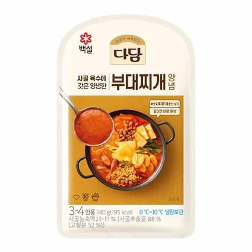 다담 CJ 부대찌개 양념 140g 4개_이미지