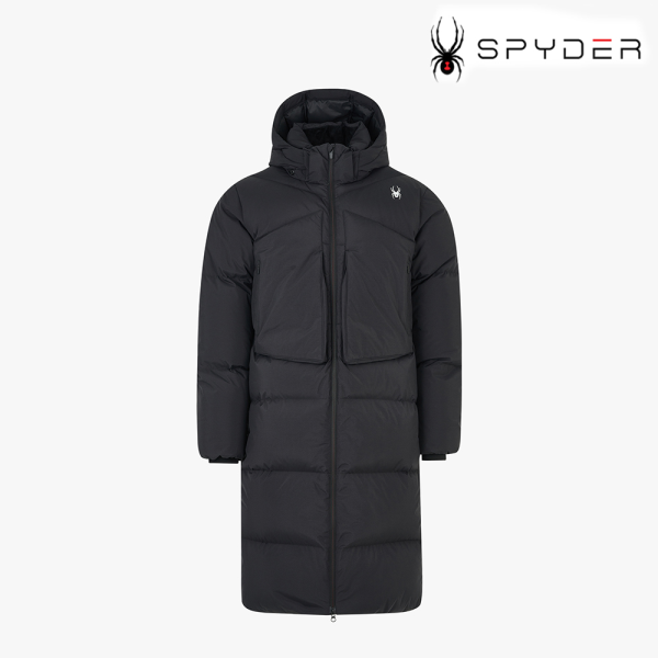 스파이더 패딩 헥센 후디 롱 다운 자켓 SPIWCNDJ306U-BLK_이미지
