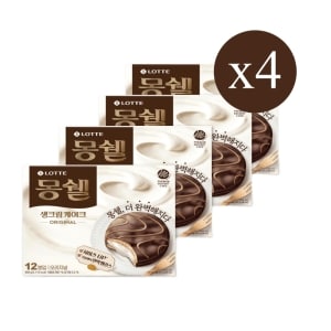 롯데제과 <b>몽쉘</b> 오리지널 생크림케이크 408g