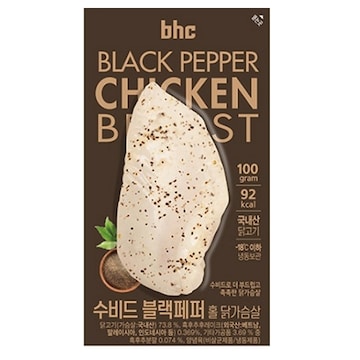 BHC 수비드 블랙페퍼 홀 닭가슴살 100g (5개)