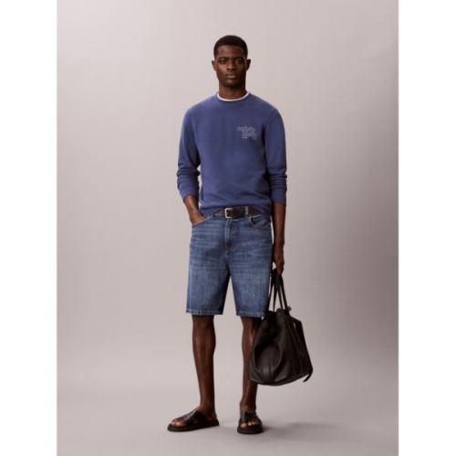 캘빈클라인 진 CALVIN KLEIN JEANS 90s 린넨 데님 쇼츠 4RF914G V84 4RF914GV84