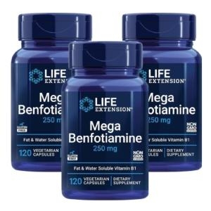 라이프익스텐션 메가 벤포티아민 250mg 120캡슐 (3개)_이미지