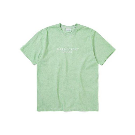 제이케이앤디 디스이즈네버댓 THISISNEVERTHAT Sprayed FR-Logo Tee Pale Mint TN241TTSST23PMT 349201