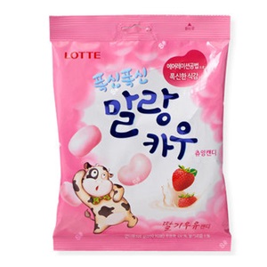 롯데제과 폭신폭신 말랑카우 딸기 158g (2개)_이미지