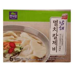 면사랑 남해 멸치칼제비 180G X 6