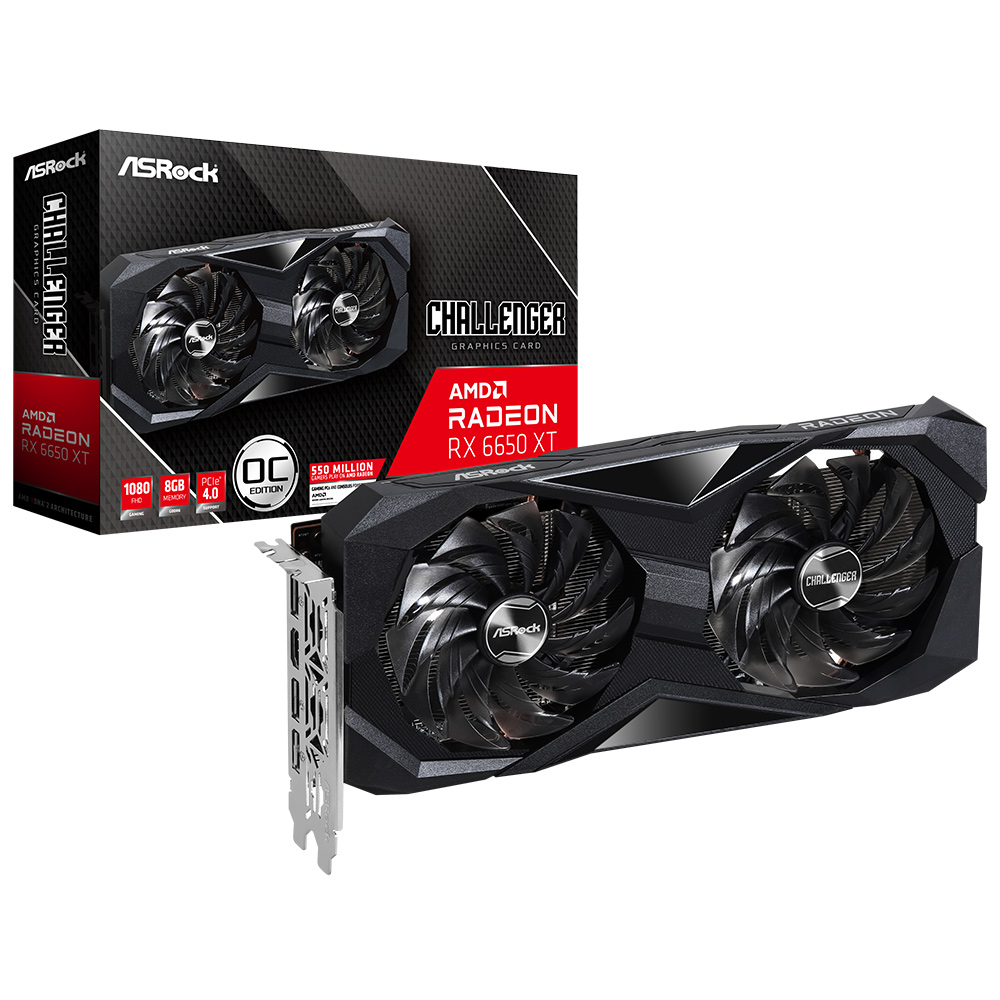 ASRock 라데온 RX 6650 XT CHALLENGER D OC D6 8GB 에즈윈_이미지