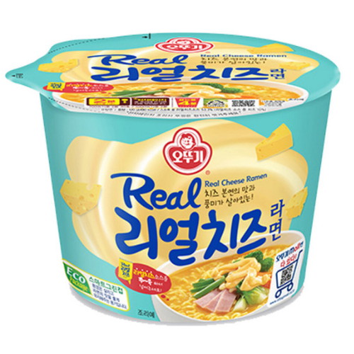 오뚜기 리얼치즈라면 120g (12개)