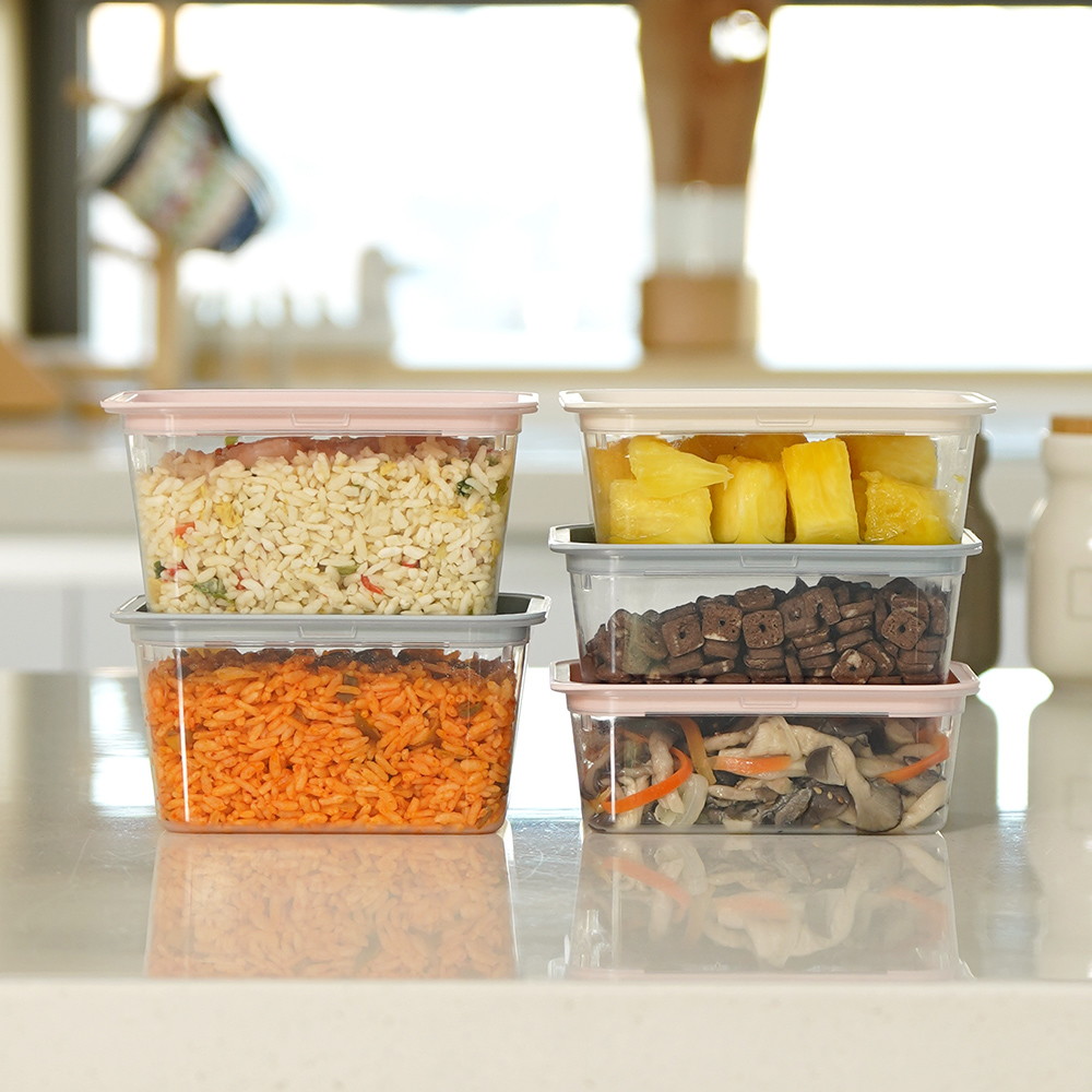 심플쿡 냉동밥 사각 전자렌지용기 600ml