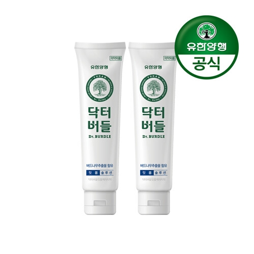 유한양행 닥터버들 잇몸케어 치약 100g (2개)_이미지