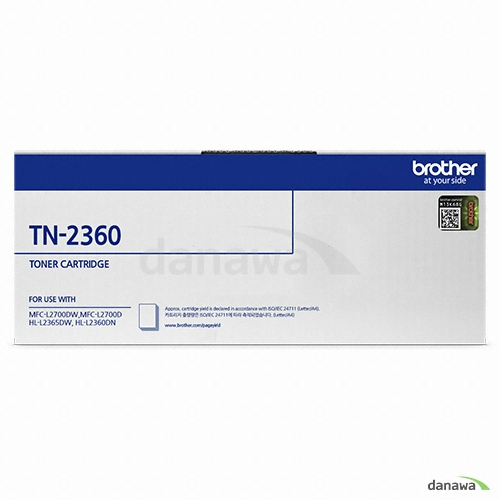 Brother 정품 TN-2360 검정_이미지