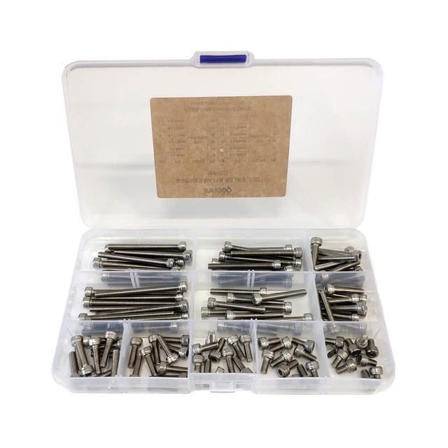 이노공구 육각렌치볼트 유두 스텐 11종 세트 M4 W102 (110pcs)_이미지