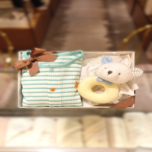 아가방앤컴퍼니 아가방 카린 내의 베코 딸랑이 세트 01T15760863402