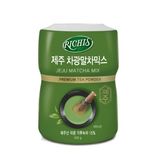 동서식품 리치스 제주차광 말차믹스 550g (6개)_이미지