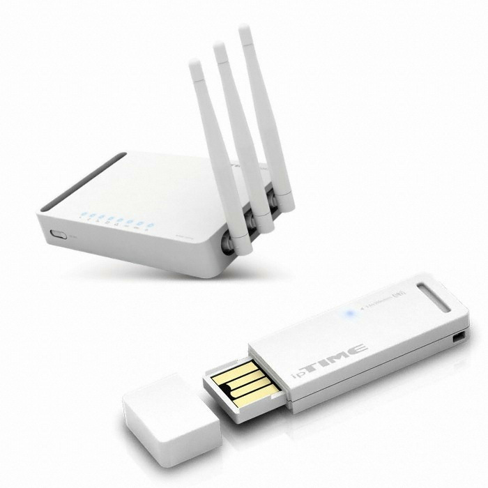 EFM ipTIME N704S 공유기 패키지 (+ N100UM USB 2.0 무선랜카드)