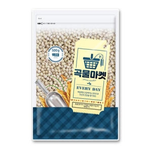 홍천철원물류센터 곡물마켓 백태 500g (1개)_이미지