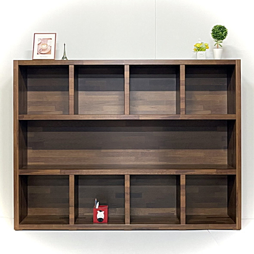 트리퍼니가구 멀바우 3단 책장 C타입 (158cm)
