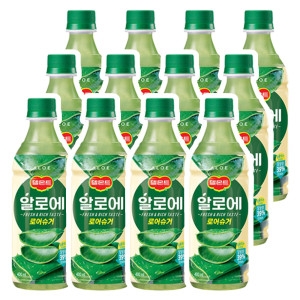 롯데칠성음료 델몬트 알로에 로어슈거 400ml (12개)